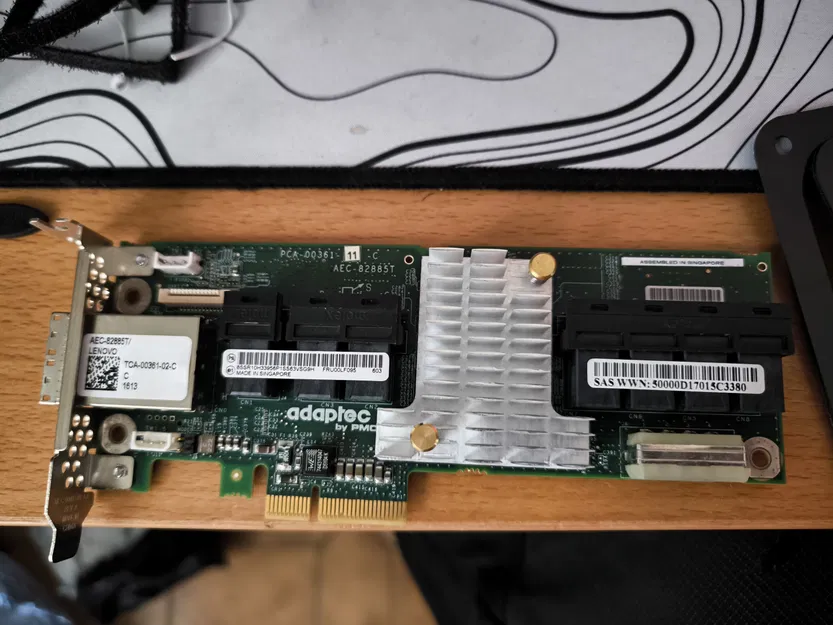 Giá đỡ quạt 40mm cho Adaptec AEC 82885T - Image 3