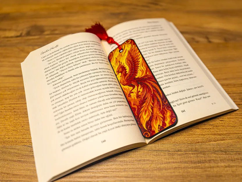 Bookmark Phượng Hoàng - Hueforge - Image 2