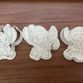 Bộ Khuôn Cắt Bánh Giáng Sinh Stitch (3 mẫu) - Thumbnail 2