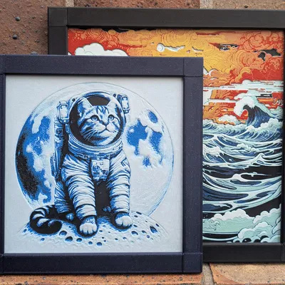 Khung lắp ghép cho Hueforge - Có giá treo tường