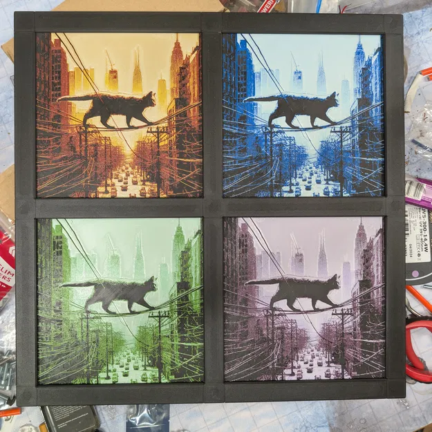 Khung lắp ghép cho Hueforge - Có giá treo tường - Image 4