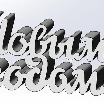 Chữ "Chúc mừng năm mới" (Happy New Year)