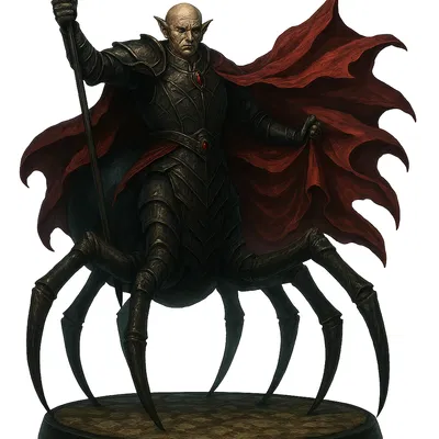 Nezznar Drider - Mô hình Miniature D&D