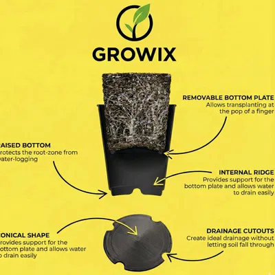 Chậu Growix RootCore — Chậu Trồng Cây Con & Rèn Luyện Rễ In 3D