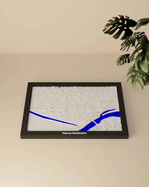 Mô hình thu nhỏ 3D Mainz-Kostheim, Đức - Image 1