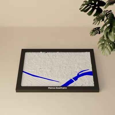 Mô hình thu nhỏ 3D Mainz-Kostheim, Đức