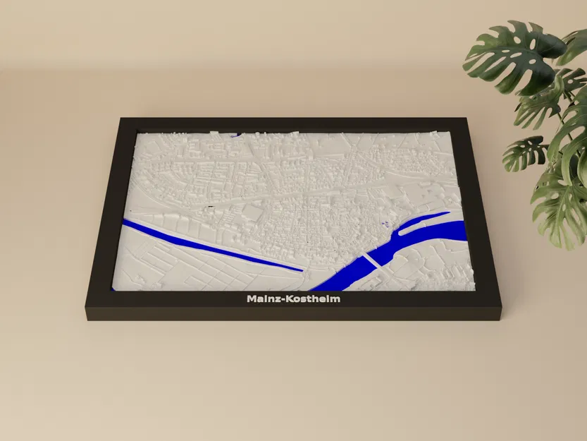 Mô hình thu nhỏ 3D Mainz-Kostheim, Đức - Image 2