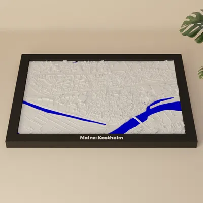 Mô hình thu nhỏ 3D Mainz-Kostheim, Đức