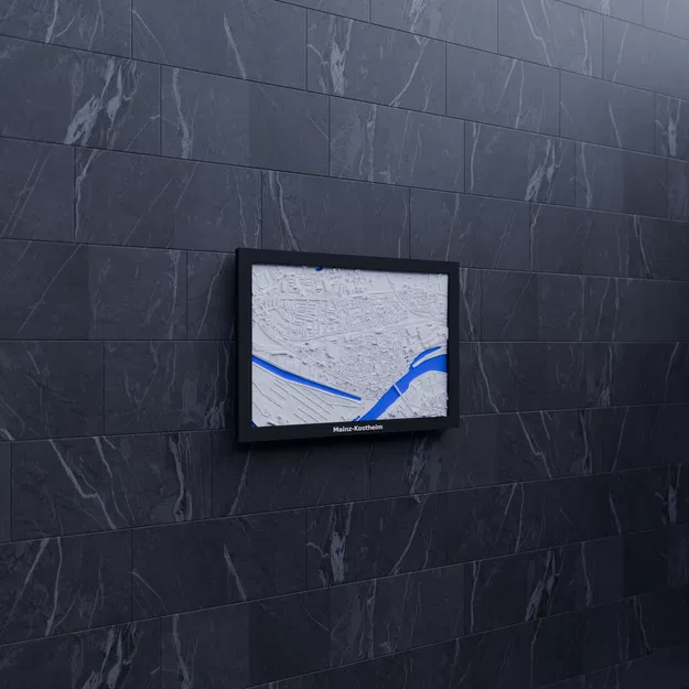 Mô hình thu nhỏ 3D Mainz-Kostheim, Đức - Image 6