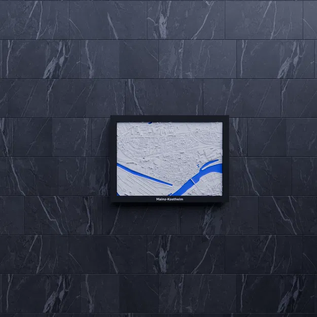 Mô hình thu nhỏ 3D Mainz-Kostheim, Đức - Image 7