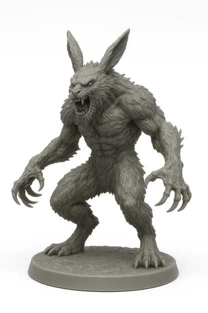 Wererabbit - Quái vật Lycanthropy Thỏ Hỗn loạn - Image 1