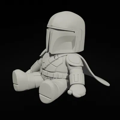 Mô Hình The Mandalorian - Mini Sitting Cutie