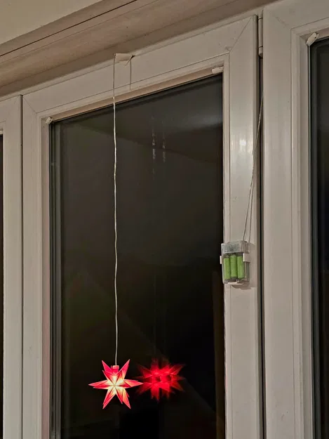 Giá đỡ đa năng cho đồ trang trí cửa sổ có đèn (ví dụ: sao Herrnhutter) - thiết kế mới chắc chắn - Image 1