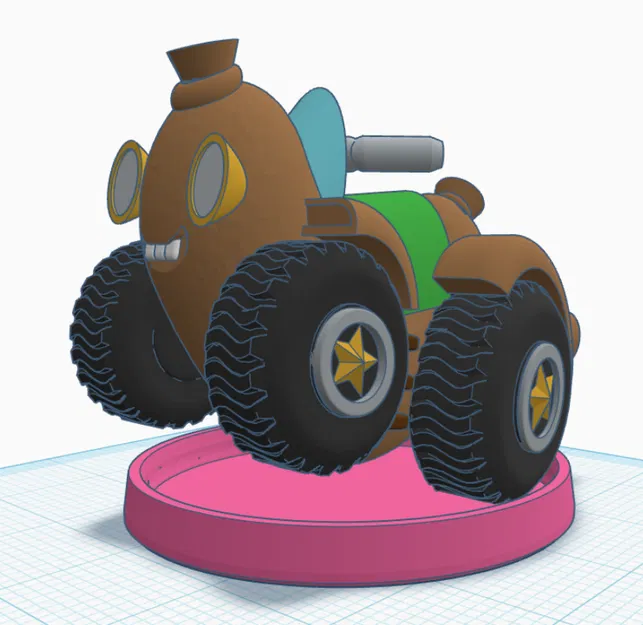 Xe Xúc Xích 4 Bánh Crash Derby Huyền Thoại - Image 1