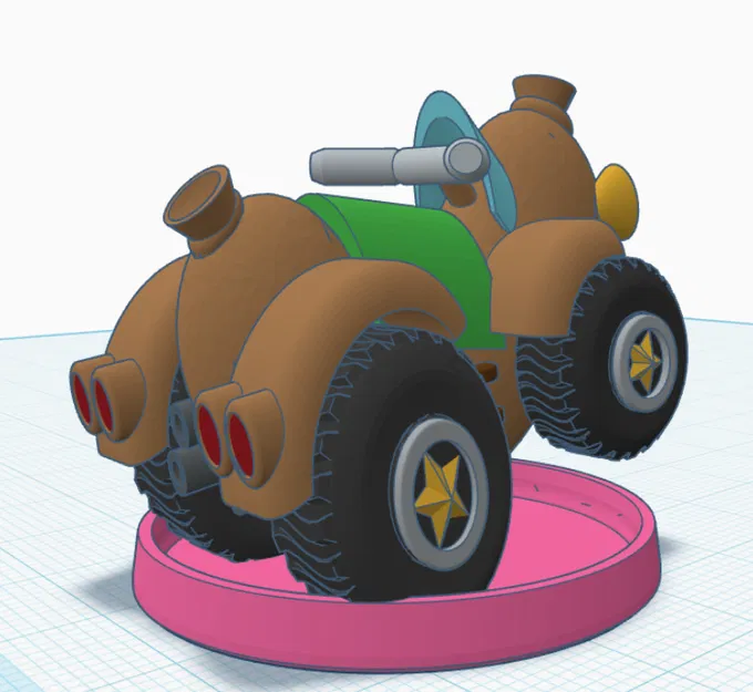 Xe Xúc Xích 4 Bánh Crash Derby Huyền Thoại - Image 3