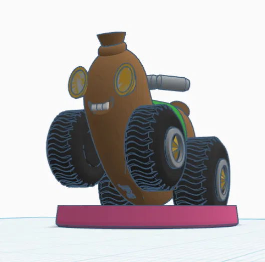 Xe Xúc Xích 4 Bánh Crash Derby Huyền Thoại - Image 7