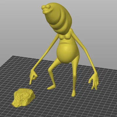 Mô hình 3D Marcus The Worm