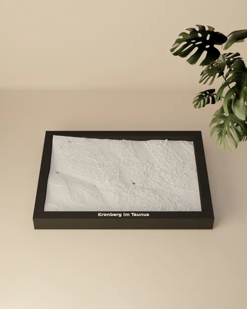 Mô hình địa hình 3D Kronberg im Taunus - Đức - Image 1