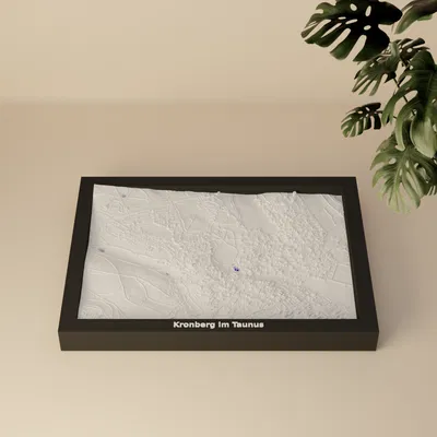 Mô hình địa hình 3D Kronberg im Taunus - Đức