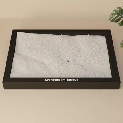 Mô hình địa hình 3D Kronberg im Taunus - Đức