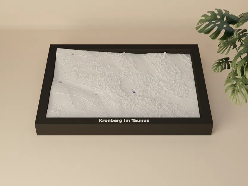 Mô hình địa hình 3D Kronberg im Taunus - Đức - Image 3