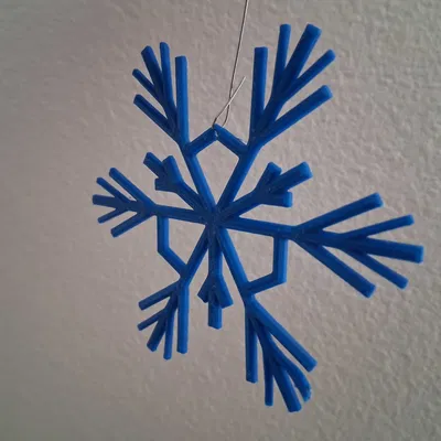 Móc Trang Trí Tuyết Hoa Cơ Bản In 3D