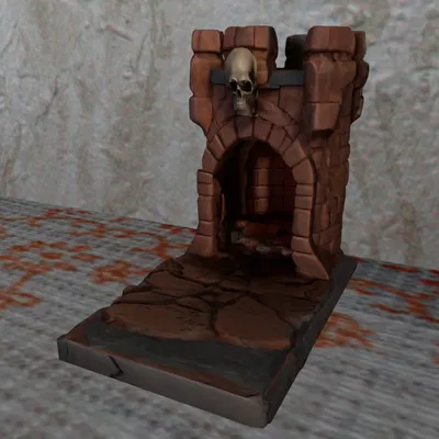 Tháp chiến trường địa hình wargame không cần support in nhanh