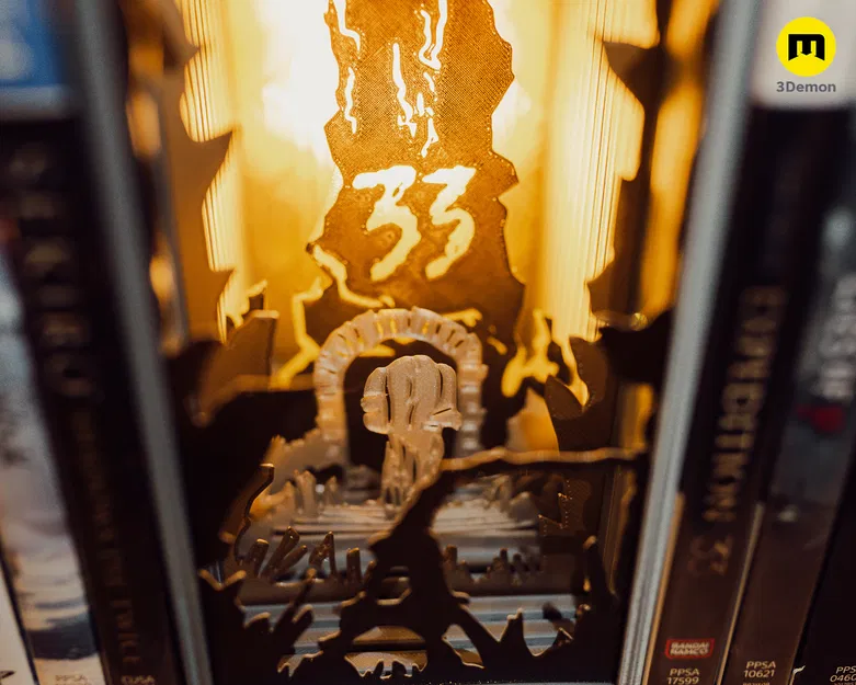 Expedition 33 Monolith Phát Sáng Book Nook - Image 2