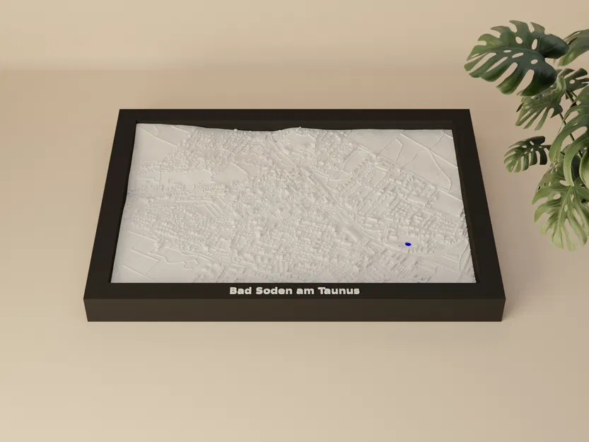 Bad Soden am Taunus, Đức - Mô hình thu nhỏ 3D - Image 1