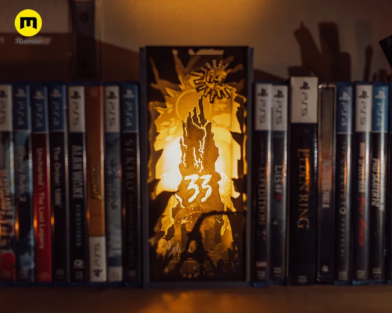 Expedition 33 Monolith Phát Sáng Book Nook - Image 4