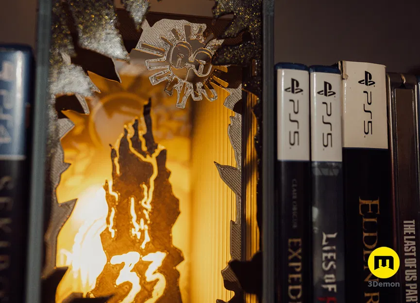 Expedition 33 Monolith Phát Sáng Book Nook - Image 9