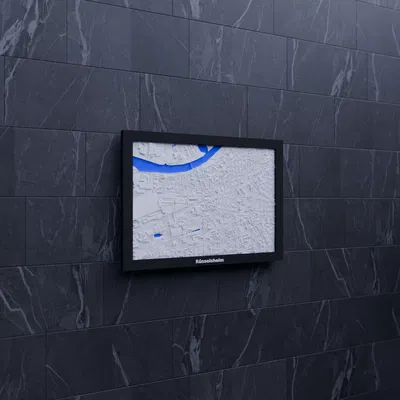 Mô hình thu nhỏ địa hình 3D Rüsselsheim - Đức