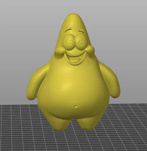 Mô hình 3D POTRICK STAR - Nhân vật Star Bự - Image 4