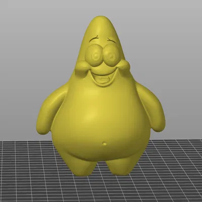 Mô hình 3D POTRICK STAR - Nhân vật Star Bự