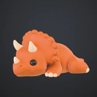 Khủng Long Ba Sừng Ấm Áp - Triceratops Cuddle