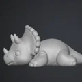 Khủng Long Ba Sừng Ấm Áp - Triceratops Cuddle - Thumbnail 2