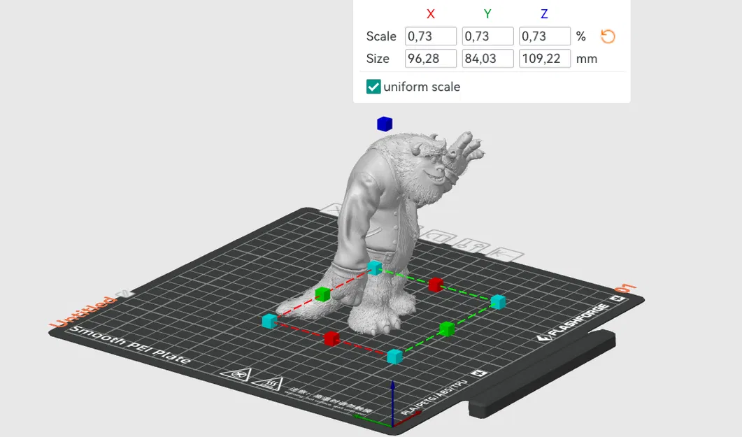 Mô hình 3D James P. Sullivan - Nhân vật Monsters, Inc. - Image 1