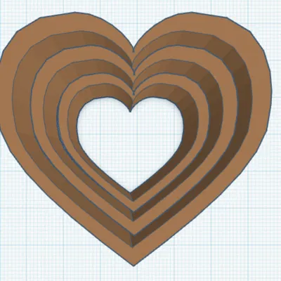 Dao Cắt Bánh Hình Trái Tim - Nhiều Kích Cỡ