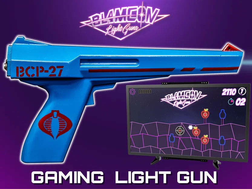 Blamcon Phazer | Súng Ánh Sáng In 3D (Hoạt Động Với PC, Mac, Linux) - Image 1