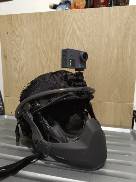 AKASO V50 Elite – Gói 3 Đế (Cổ Điển + Nón Airsoft + Livestream 90°) - Image 2