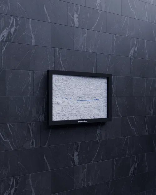 Mô hình thu nhỏ địa hình 3D Damaskus, Syria - Image 4