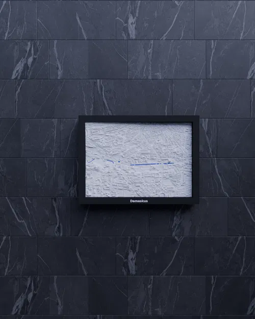 Mô hình thu nhỏ địa hình 3D Damaskus, Syria - Image 5