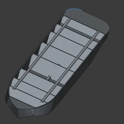 Thân Tàu Monako (Hoàn Chỉnh Với Thanh Sườn)