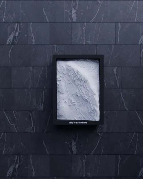 Mô hình thu nhỏ địa hình Thành phố San Marino - In 3D - Image 1