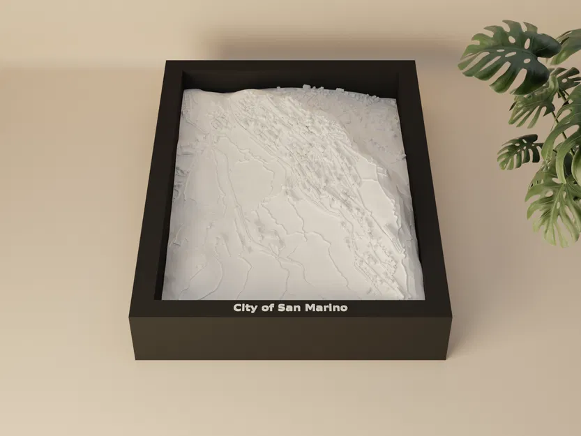 Mô hình thu nhỏ địa hình Thành phố San Marino - In 3D - Image 4