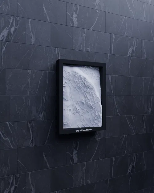 Mô hình thu nhỏ địa hình Thành phố San Marino - In 3D - Image 5