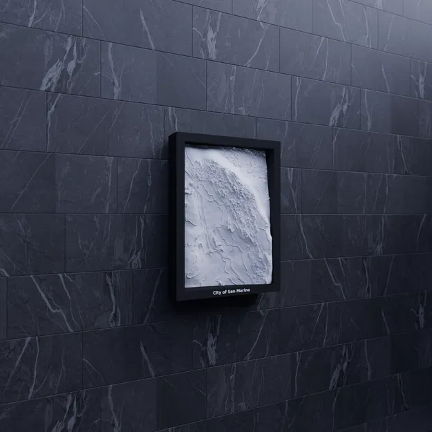 Mô hình thu nhỏ địa hình Thành phố San Marino - In 3D - Image 6