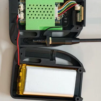 Hộp In 3D Cho Heltec V4 (GPS)