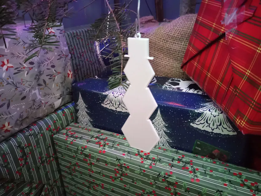 Móc Treo Người Tuyết Hình Lục Giác - Image 1