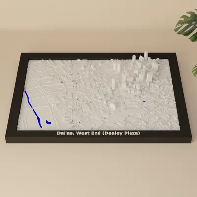 Mô hình 3D Dallas, West End (Dealey Plaza), Hoa Kỳ